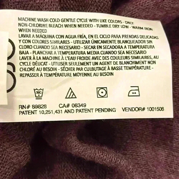 Nine West Jeans color “Heather Wine Tasting” size XXL sweater, NWT - Picture 11 of 11